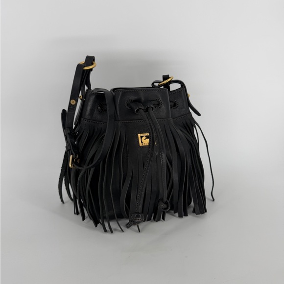 Dooney and Bourke Lulu Christa Drawstring Bucket Bag - Picture 2 of 11